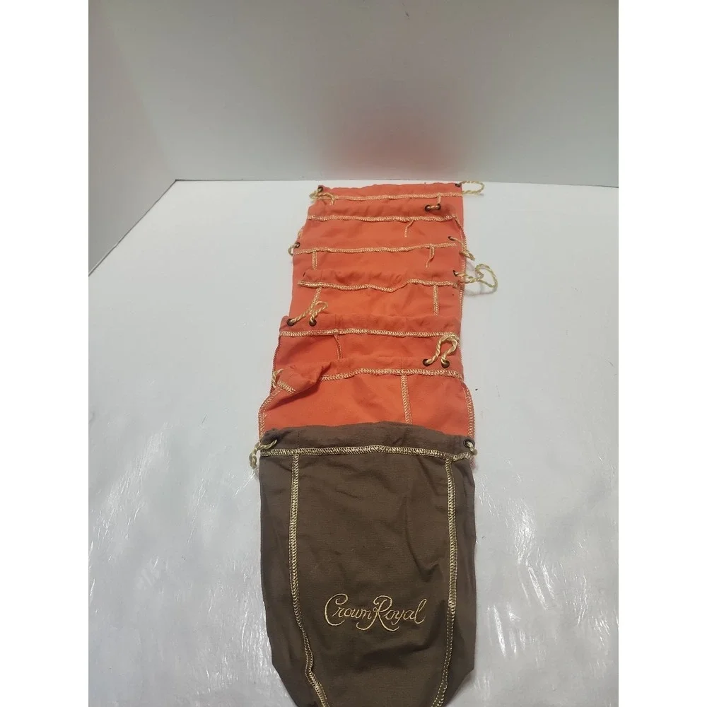 Lot Of 7 Crown Royal Bags 6‎ Peach 1 Maple Vanilla